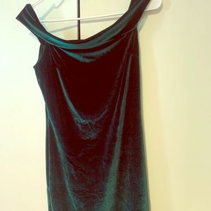 Urban Outfitters Dark Green Velvet dress